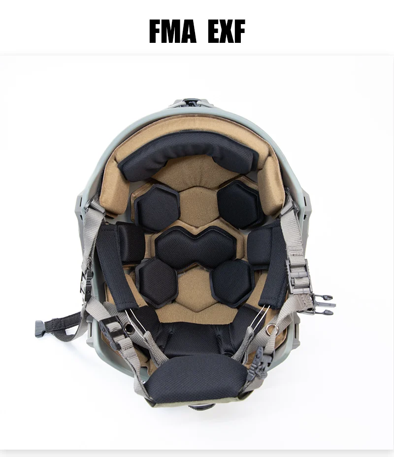 FMA Ersatz Super Bequemer Dual Layer Memory Foam Helm Internes Schutzpolster Zubehör Jagd TB1478 – Detail 16