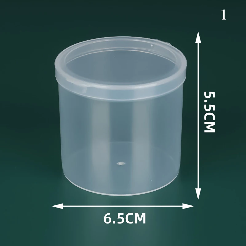 Mini Plastic Box Rectangle Round Sector Box Translucent Box Storage Box Dustproof Strong Jewelry Storage Case Container 3