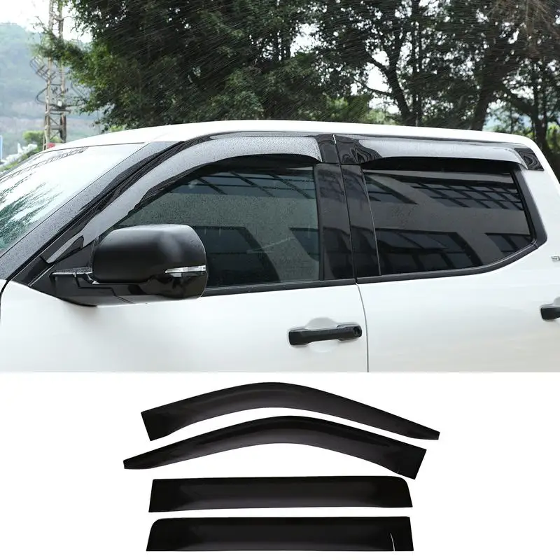 

Side Window Deflectors for TOYOTA TUNDER 2022-2023 Car Sun Rain Guards Weather Shileds ABS Exterior Accessories