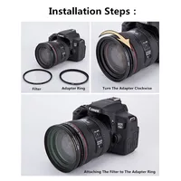 Camera Lens Filter Step Up/Down Adapter Ring Set 37-82mm 82-37mm for All DSLR Camera Lens Mount Set Kit  9pc 18pc - Image 6