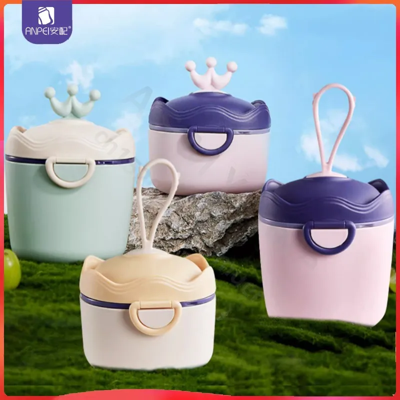 Baby Milk Powder Box Portable Out-of-home Complementary Food Rice Noodle Box Sealed Tank Moisture-proof Storage Tank baby food box
