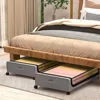 Large Capacity Underbed Storage Box Bed Bottom Shelf with Wheels Quilts Clothing Shoes Storage Multifunctional Storage Box 3