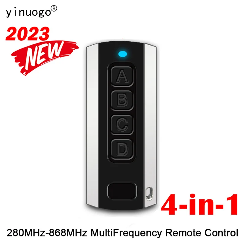 

Garage Remote Control Variable Code All in 1 Mutifrequency 280mhz to 868mhz Duplicator 433.92mhz Clone Handheld Transmitter Key