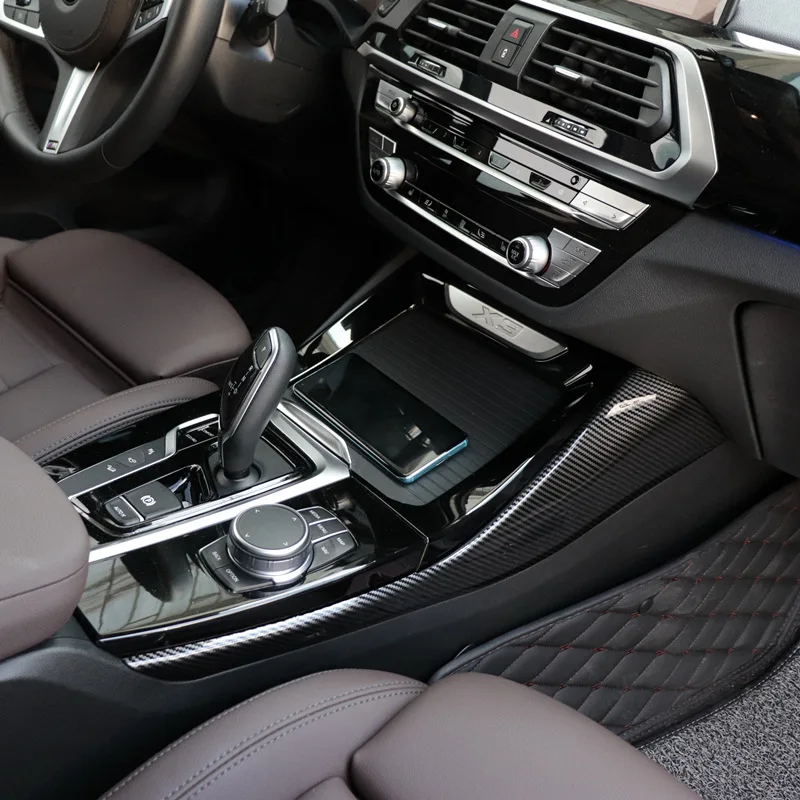 

Carbon Fiber Interior Shift Panel Side Trim for BMW X3 IX3 G01 2018-2022 Center Console Shift Panel Side Cover