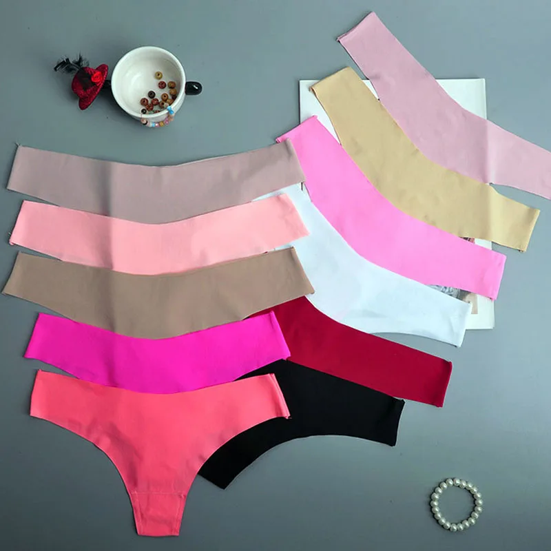 

Sexy Panties Silk Sexy Women Thongs G String Seamless Panties Female Underwear Tanga Panties Low-Rise Lingerie Panty Intimates