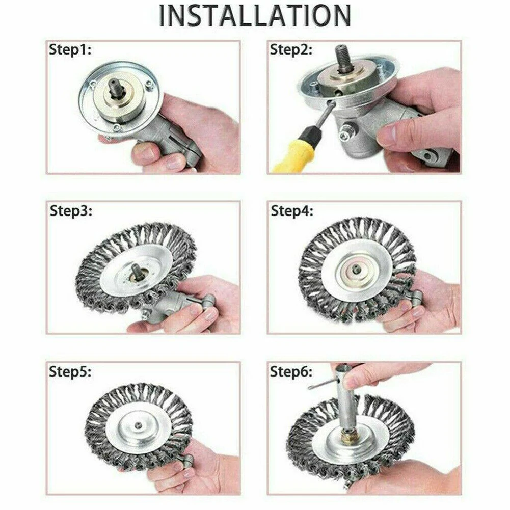 

8Pcs Strimmer Brush Cutter Gearbox Blade Nut Metal Lawn Mower Gearbox Blade Nut Metal Replacement Retention Kit