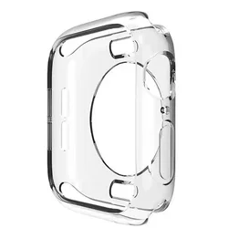 Premium Soft Silicone Protective Case for Apple Watch - Durable & Stylish Shell Cover (Silicone)