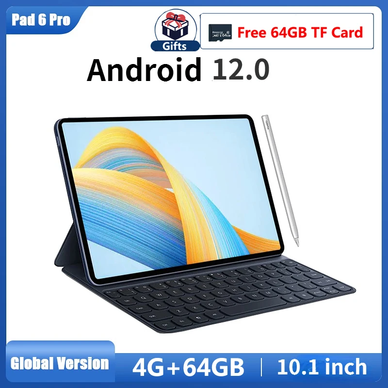 

2023 New Best Selling Tablet Pc Android 12.0 4G+64GB+Free 64GB TF Card Tablet 4G Wift GPS Tablet for Gifts Tablet Android