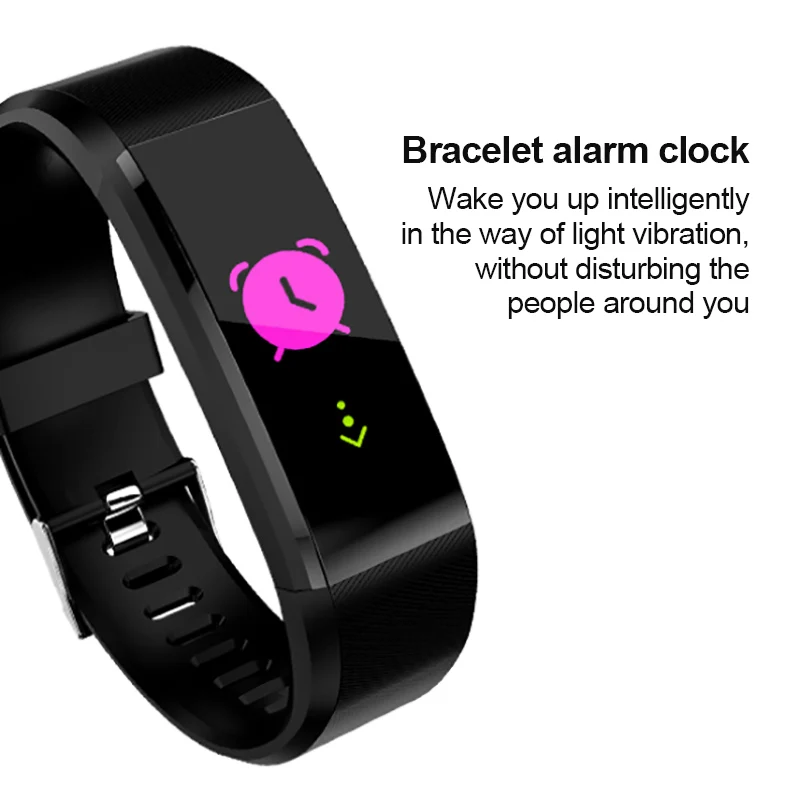 2022 115 Plus Smart Band Men Sport Fitness Tracker Heart Rate Blood Pressure Monitor Bluetooth Women Smart Watch For Android IOS