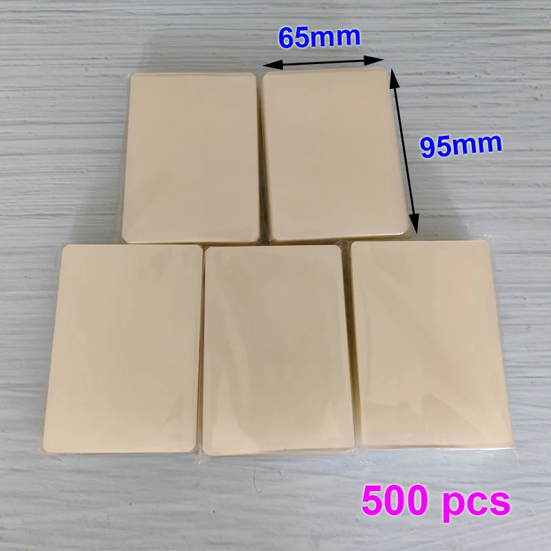 Mini Thermal Laminating Pouch 500pcs 3" 95x66mm 100 Mic Clear Laminate Sheets Photo Protect Cover Film For Lamination Writer