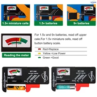YICHENG (2 Pcs) Battery Tester, Universal Battery Checker for AA / AAA / C / D / 9V / 1.5V Button Cell Batteries,BT-168/BT-168D 4