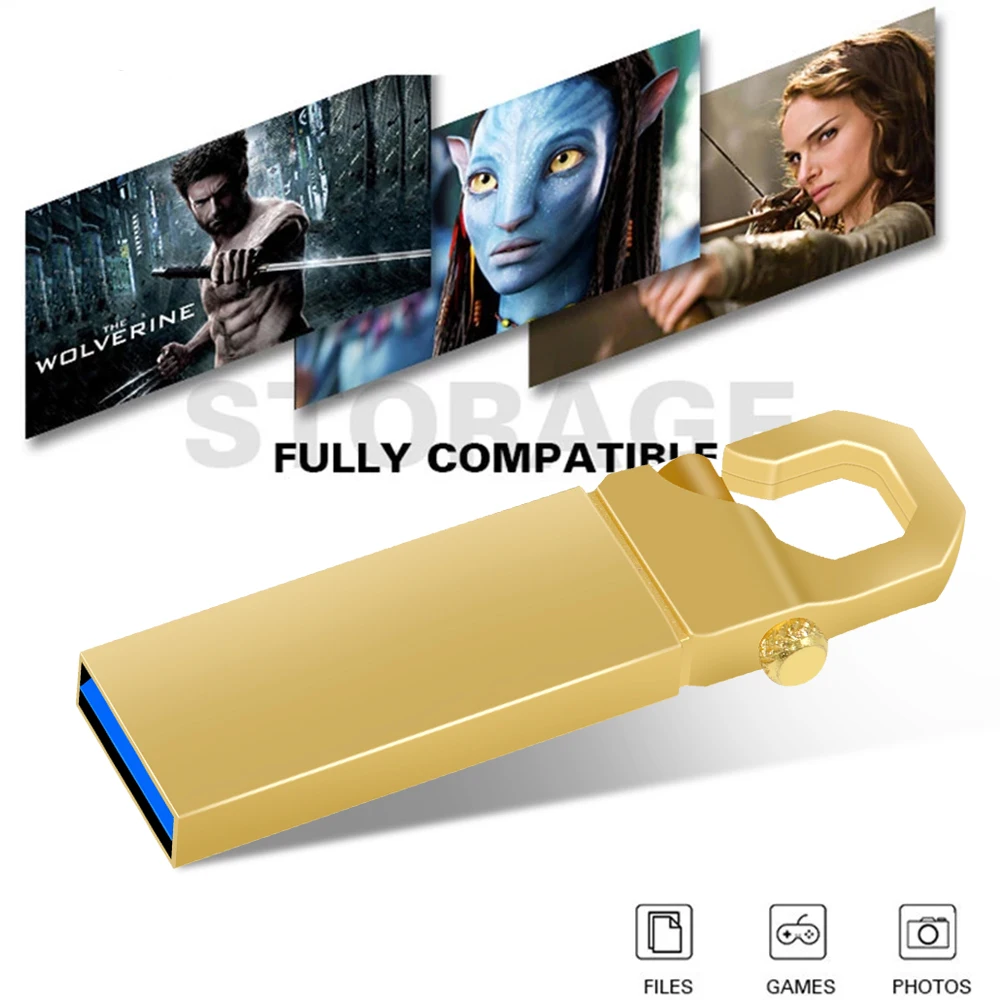 방수 USB 플래시 드라이브, 3.0 메모리 스틱 선물, 64G, 32GB, 펜드라이브, 16g, 8G, 128G, 50 개/로트