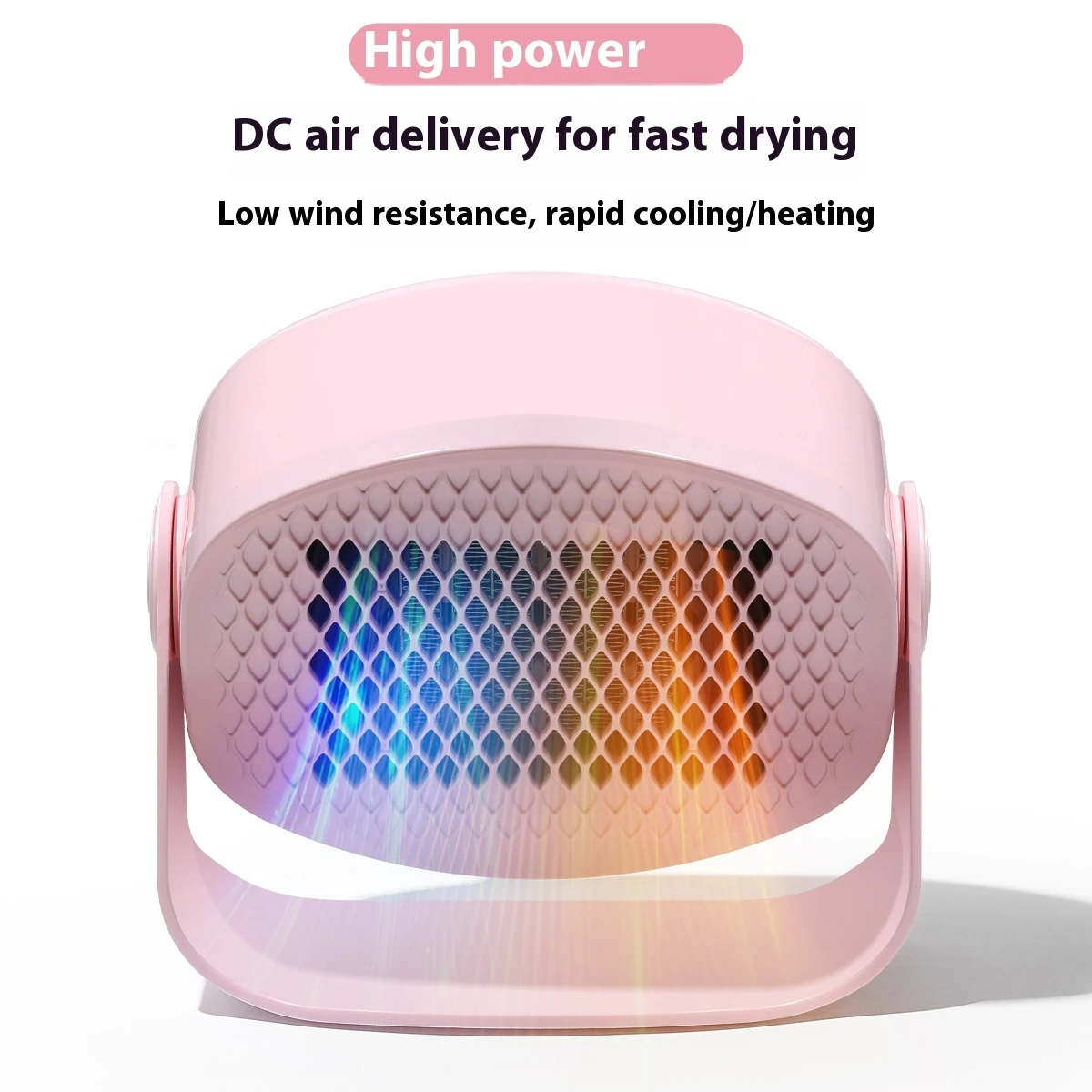 Nail Dryer Machine Quick-Dry Nail Portable Nail Dryer with 180° Rotation Hot-and-Cold Blower for Hand Foot Care - 3