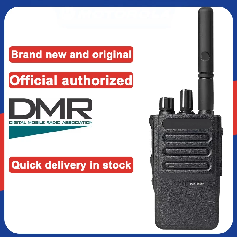 

XiR E8608 UHF DP3441e digital walkie-talkie XiR E8608i with Bluetooth GPS