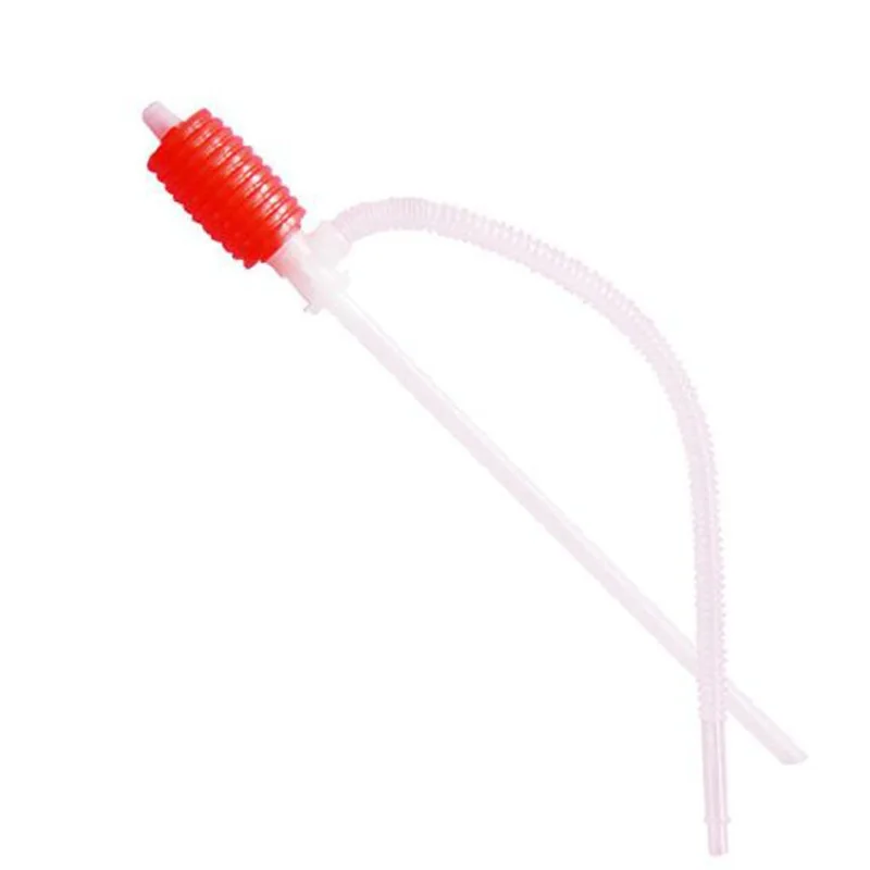 Car Motorcycle Fuel Oil Gasoline Diesel Transfer Sucker Pump Manual Siphon Suction Water Chemical Liquid Pump Car Accessories