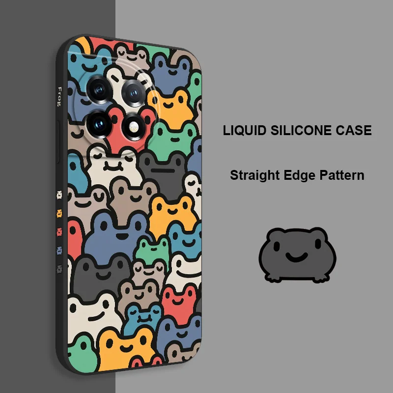 Vibrant Frog Liquid Silicone Phone Case