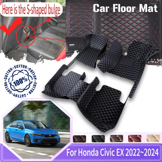 Car Floor Mats For Honda Civic Shibikku EX 2022 2023 2024 Sedan