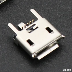 1pc Premium Replacement Micro USB Charging Port - 5Pin (B Curl Port)