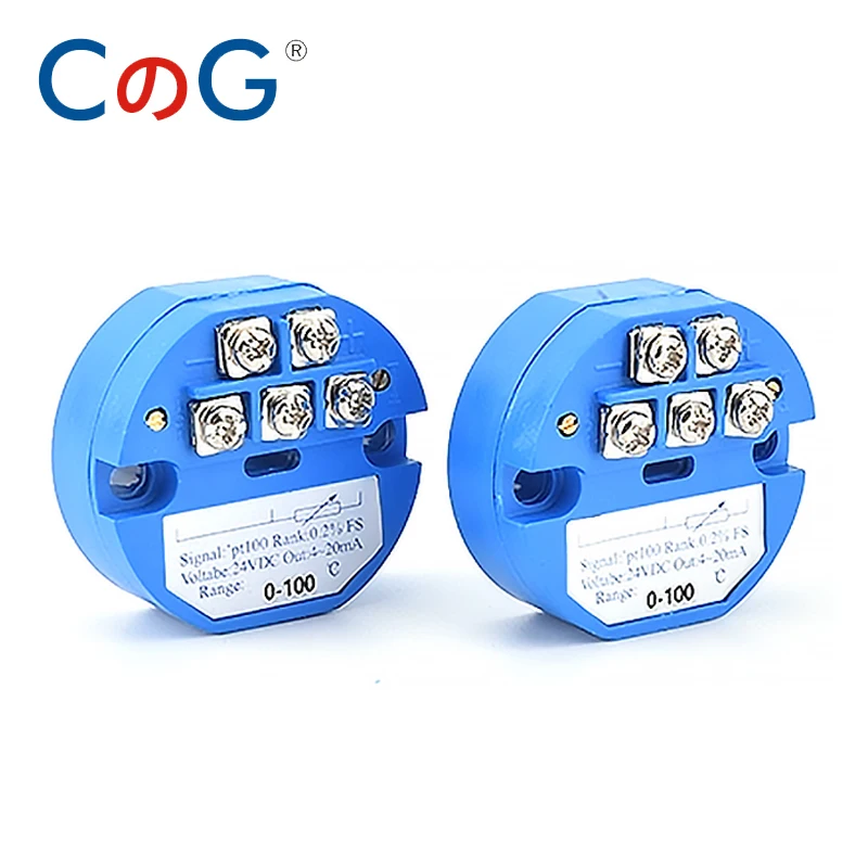 Advanced Temperature Transmitter Module with 4-20mA Output and DC24V Input