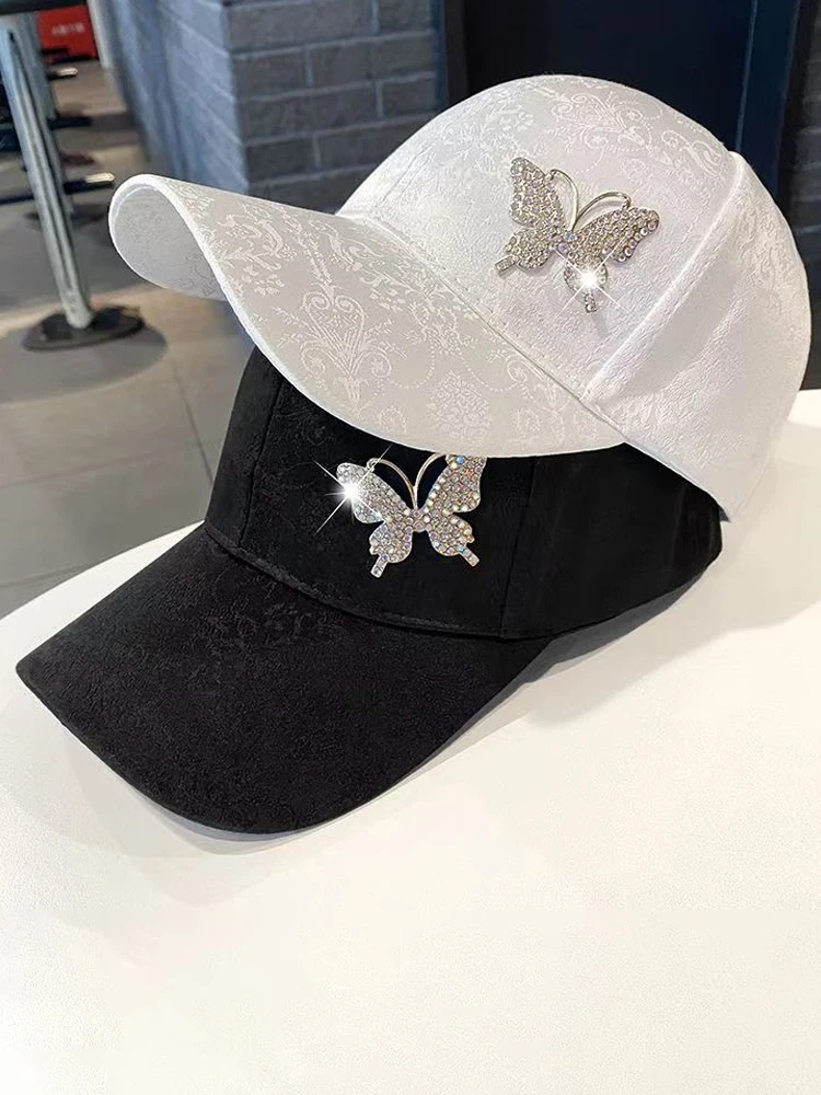 diamond-metal-butterfly-baseball-cap-women-summer-sun-hat-fashion