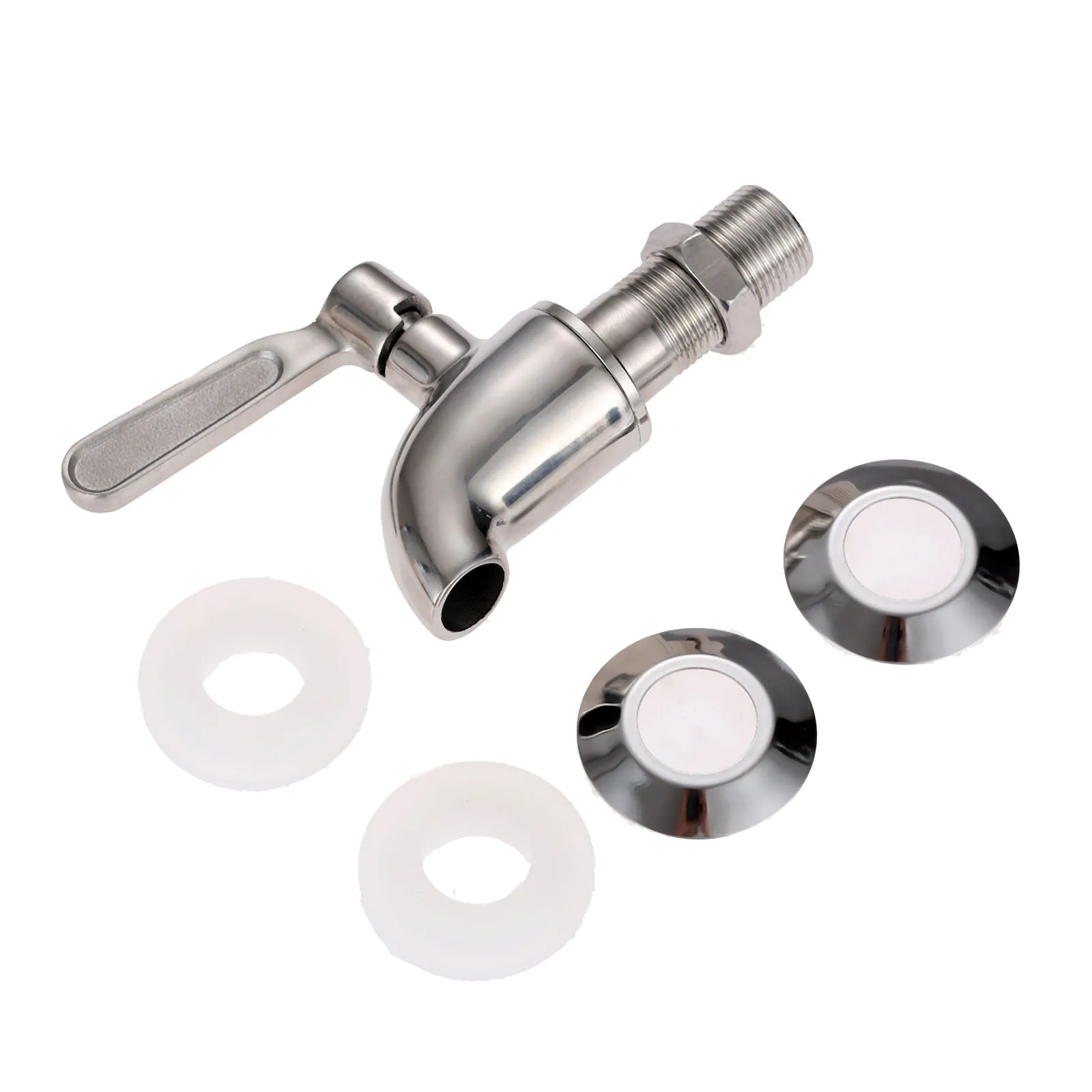 304 Stainless Steel Drink Dispenser Spigot Wine Barrel Faucet Anti