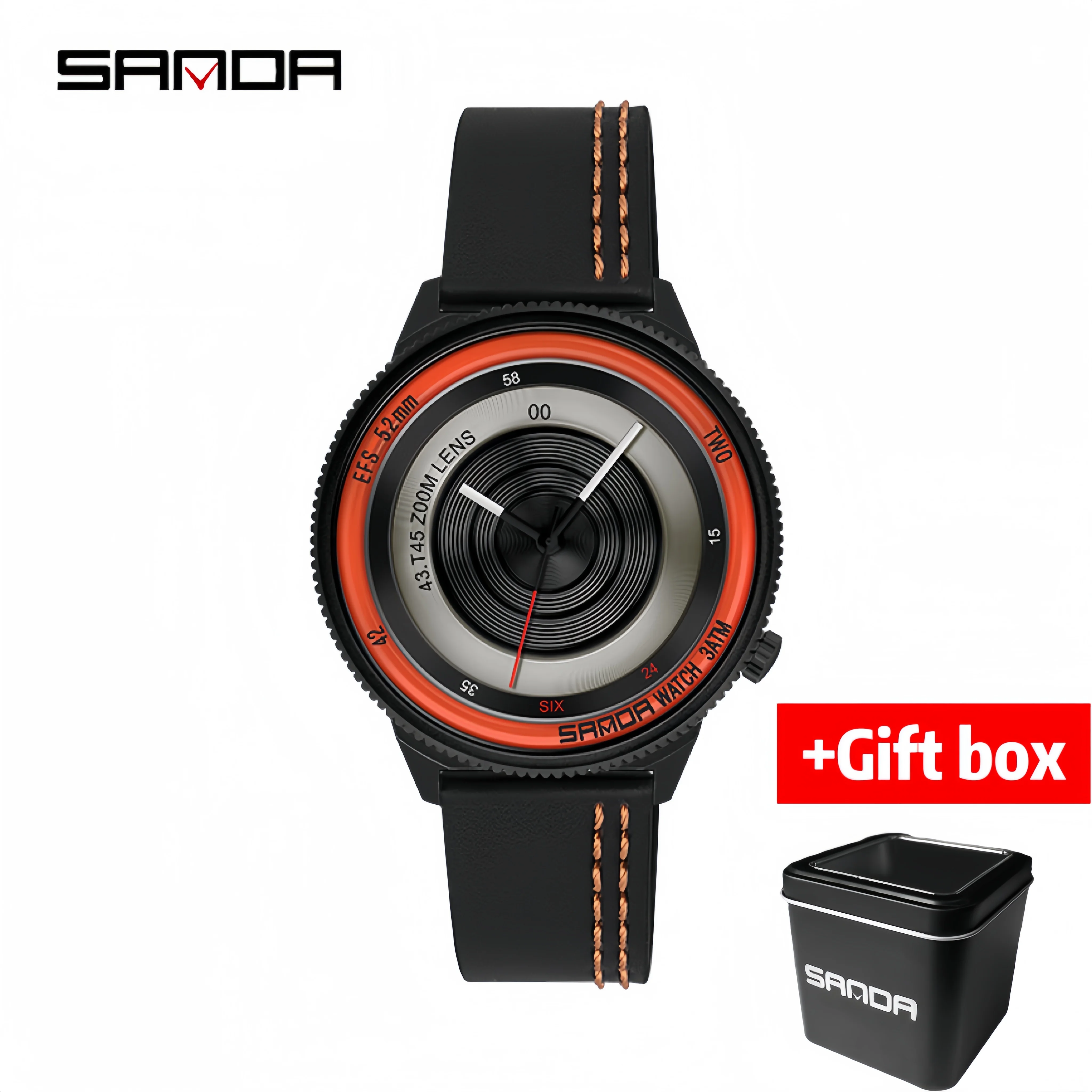 Gift box Watch Men Dual Time Display Outdoor Sport Wristwatch Stopwatch Alarm Army Military LED Digital Electron New Male Clock magnet alarm clock electron digit 5 groups noisy bell 12 24 hours countdown study shower table wall desktop kitchen time timer