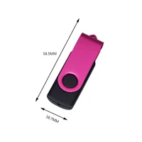 Fashion Rotatable USB 2.0 Flash Drive 128GB 64GB 32GB Colorful High Speed 16GB 8GB Memory Stick Waterproof Flash Disk PenDrive 6