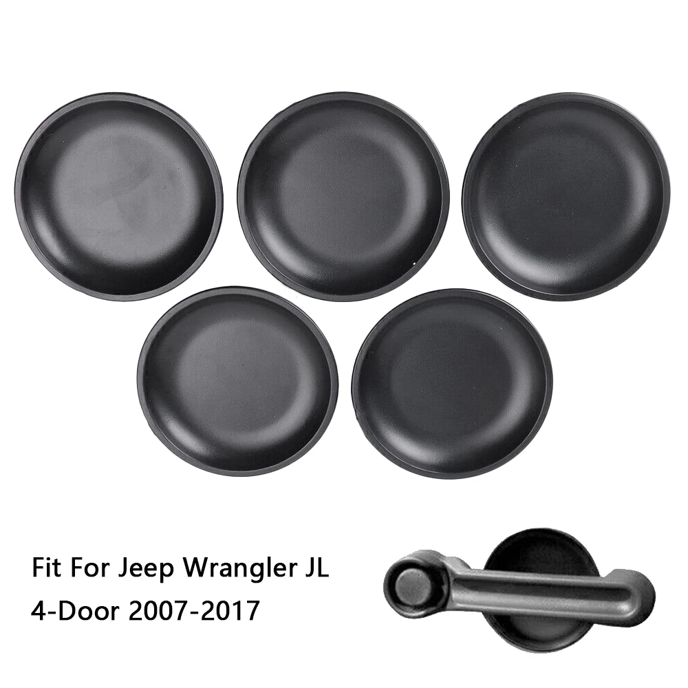 

Углубление входной дверной ручки для Jeep Wrangler 2007-2017 JK 4, наружная дверная ручка, углубление защитной крышки, отделка, 5 шт.