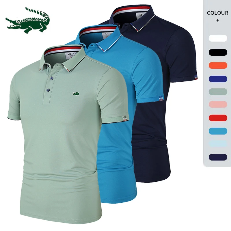 Silk Polo Shirts High Quality Summer High Quality Men Polo Silk Polo Shirts Men Polo