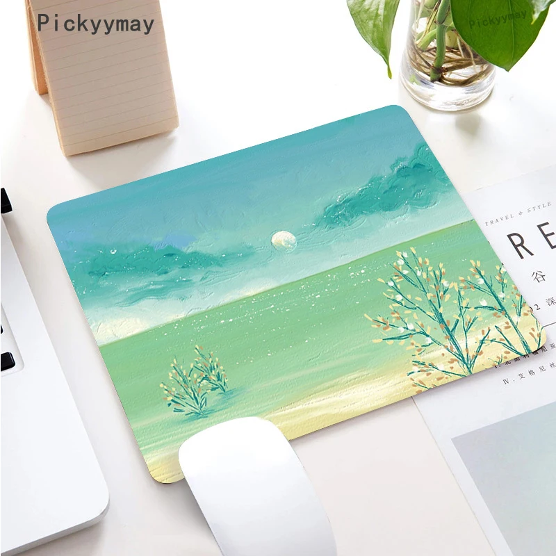 Pequeno Kawaii Mouse Pad Teclado Mousepad Bonito Laptop Rug Acessórios pc Computador Mause Mat Tapete Mesa de Escritório - Imagem 5