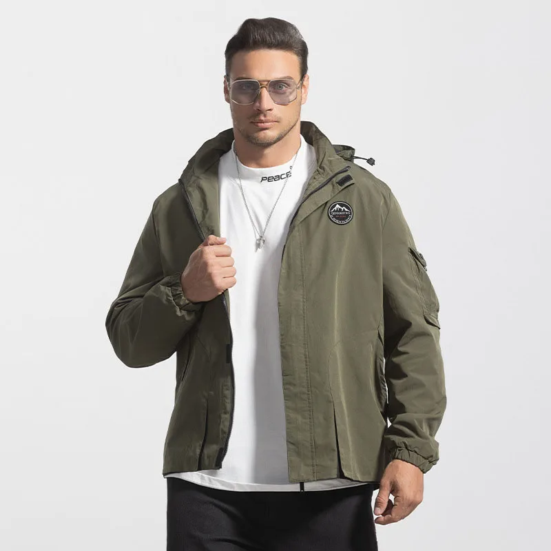 Winter Men's Coat Motorcycle Jacket Outerwear Parkas Climbing Clothes Work Wear Jackets Luxury Clothing Windbreaker Spring Coats