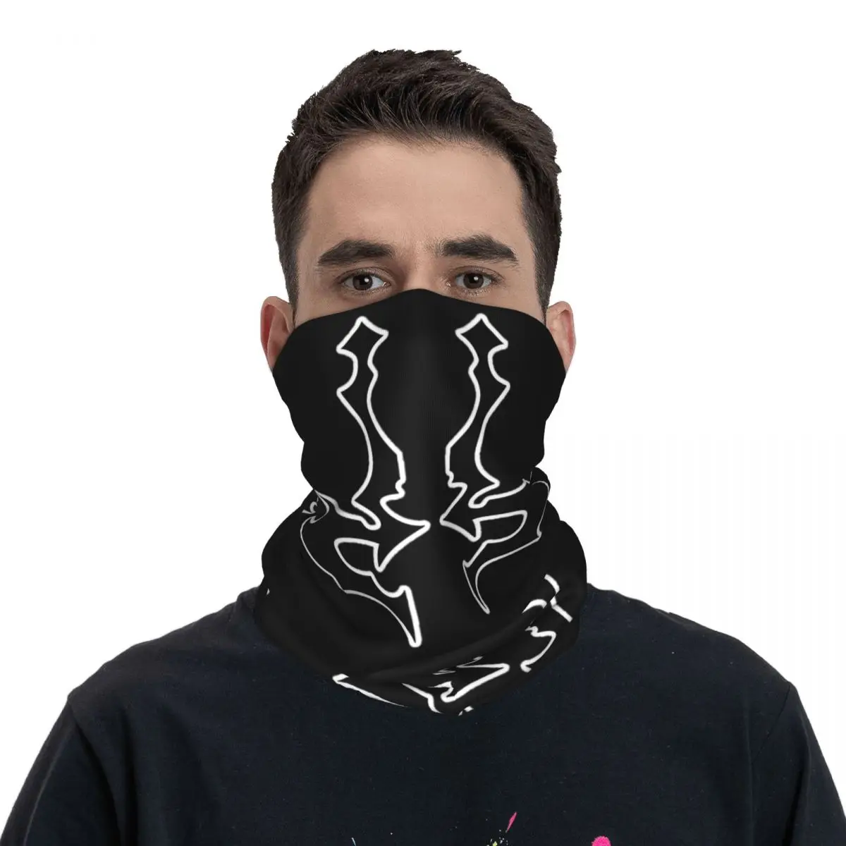 Legacy Raziel Wrap Scarf Merch Neck Cover Legacy of Kain Soul Reaver Bandana Multi-use Hiking Balaclava Unisex All Season