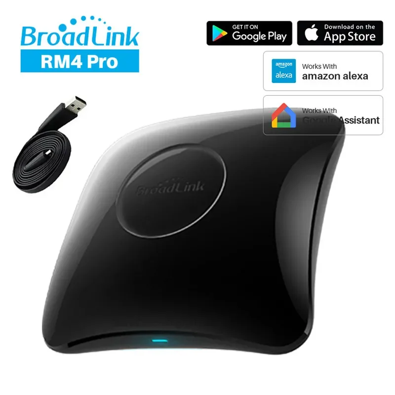 Broadlink Rm4 Pro Telecomando Intelligente Muslimsmart Home Automation Wifi Ir Rf Funziona Con Alexa Google Home