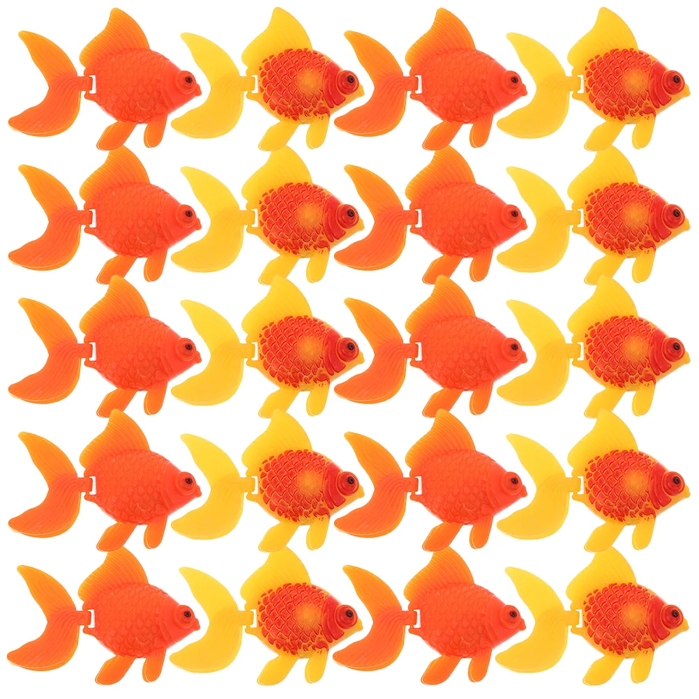20pcs Simulation Goldfish Fake Fish Toy Fake Fish Fake Goldfish