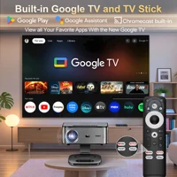 XIWBSY 2026 Portable 4K UHD Projector 42000Lumens Movie Google TV Projector BT5.4 WiFi6 Android TV 11.0 Smart Home Projector - Image 2