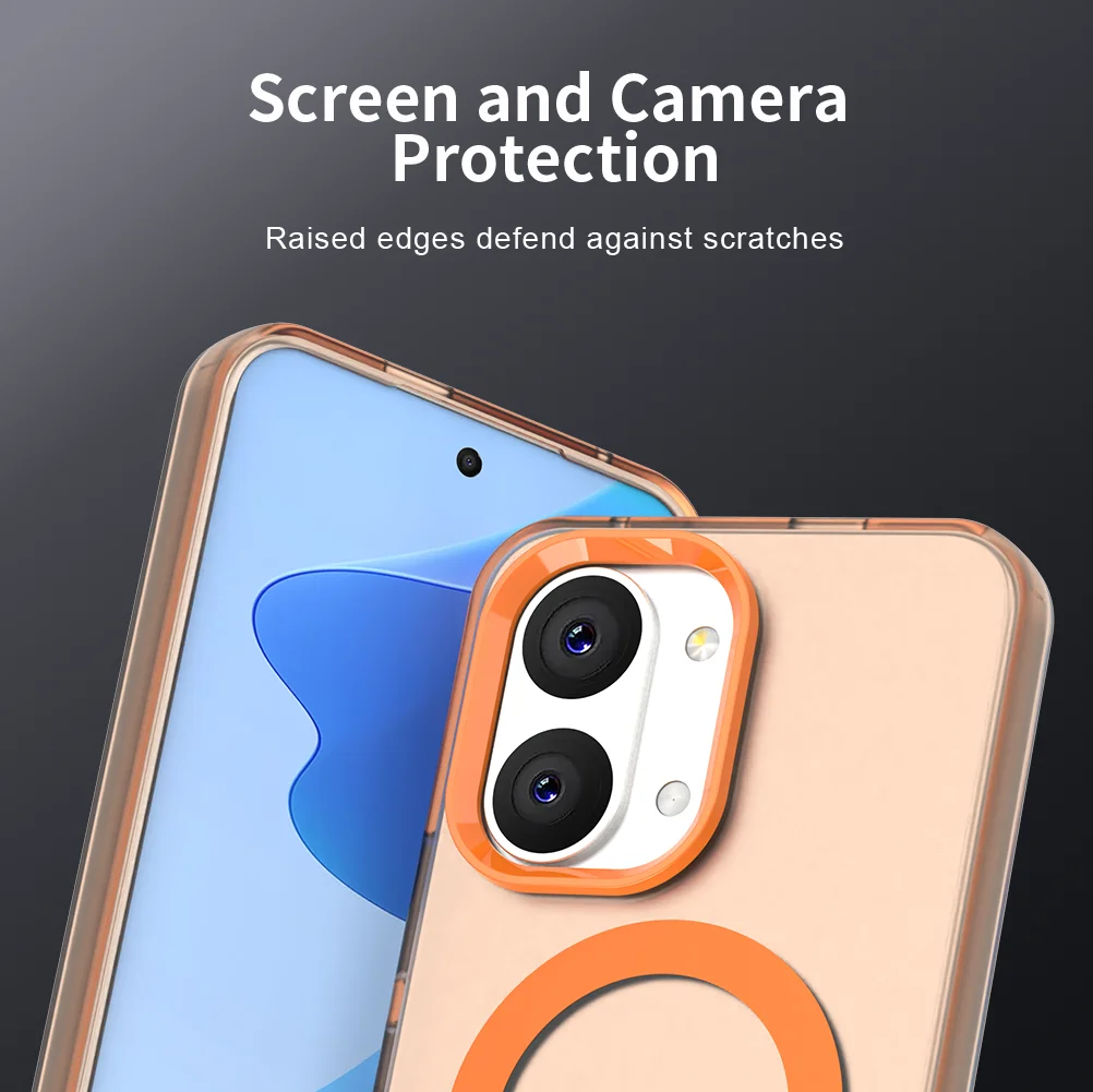 Candy Colored Magnetic Matte Translucent Anti-Drop Shockproof Cover