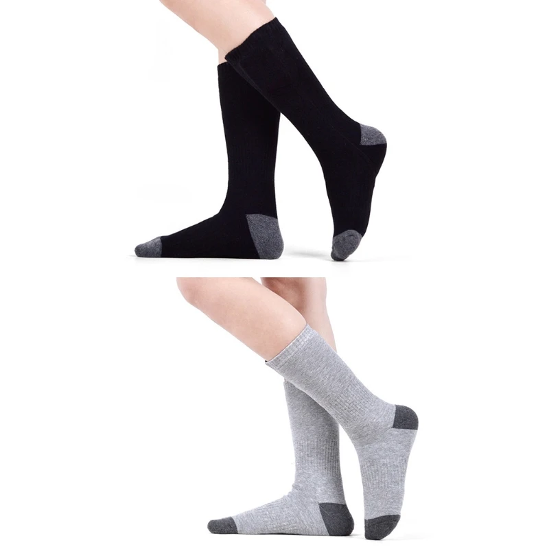 Unisex Winter Thermal Warm Electric Heated Socks with Rechargeable Battery