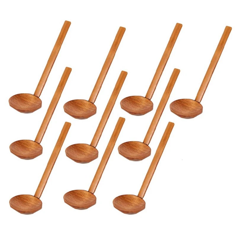 

Japanese 8.5 Inch Ramen Handcrafted Wooden Soup Spoon Wooden Utensils Set For Kitchen, Wooden Hot Pot Spoon 40 Pcs