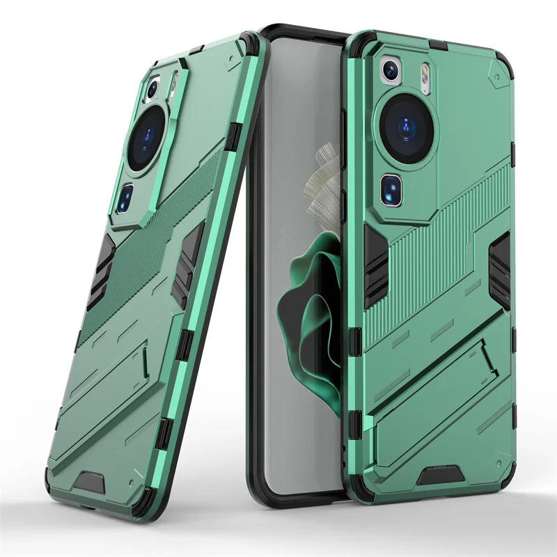 Per Huawei P60 Pro Cover Case Huawei P60 Pro Capas Antiurto Back Armor Paraurti Stand Cavalletto Cover Huawei P60 Pro P 60 Fundas