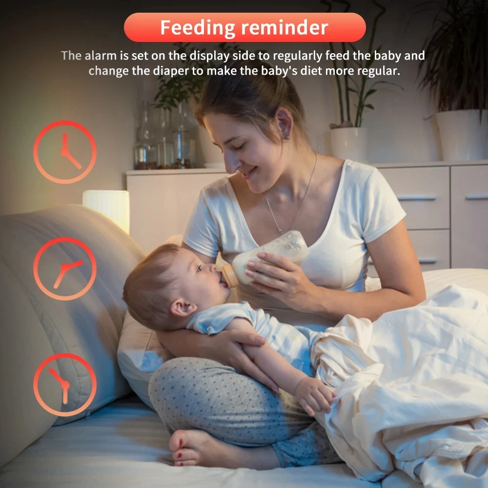Wireless Baby Monitor Cdycam 3.5 Inch With Lullabies Auto Night Vision Two Way Intercom Temperature Monitoring Babysitter