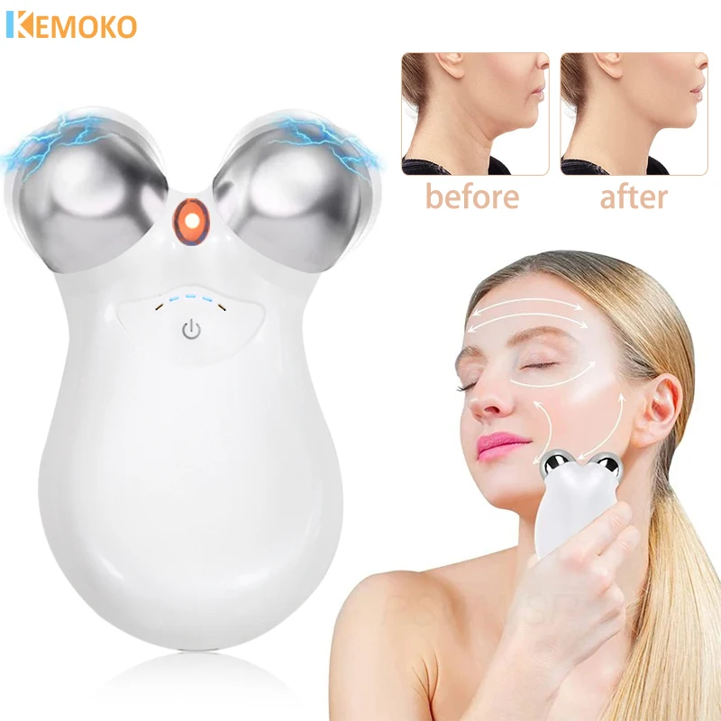 Microcurrent Massager face lift skin care tool EMS Firm Micro Current Deedema Rejuvenation Wrinkle Skin Beauty micro sculpting
