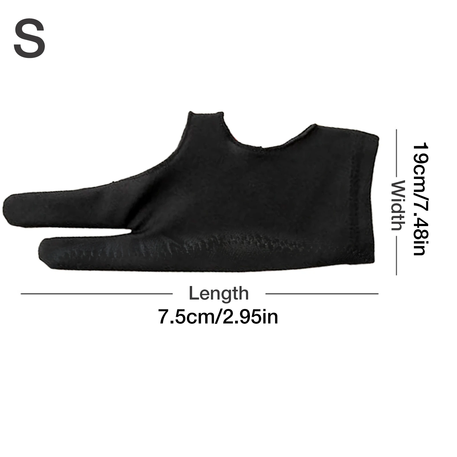 Anti Fouling 2 Fein Drawing Thumb Gloves For Fashion Artist Graphics Ideal  For Both Left And Right Hand Black From Bailu11, $13.6