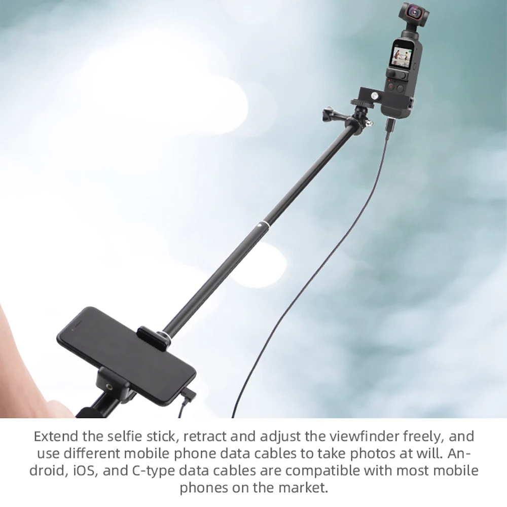Selfie Stick for DJI OSMO Pocket Handheld Gimbal Camera