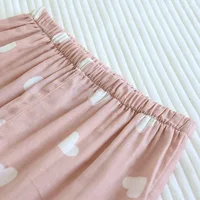 New Spring and Autumn Pajama Set Women's 100% Cotton Long Sleeve Pants Two Piece Love Lovely Sweet Home Furnishing Set - Image 5