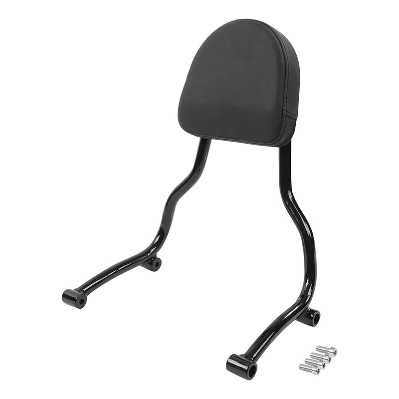 

Motorcycle Gloss Black Rear Passenger Backrest Pad Sissy Bar For BMW R18 R18 Classic 2020-later 2021 2022 2023