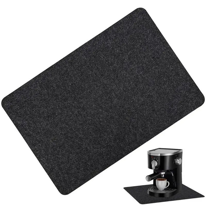Tapis En Silicone Pour Machine à Café - 40 X 50 Cm, Antidérapant, Résistant Aux Rayures Et à La Chaleur - 8