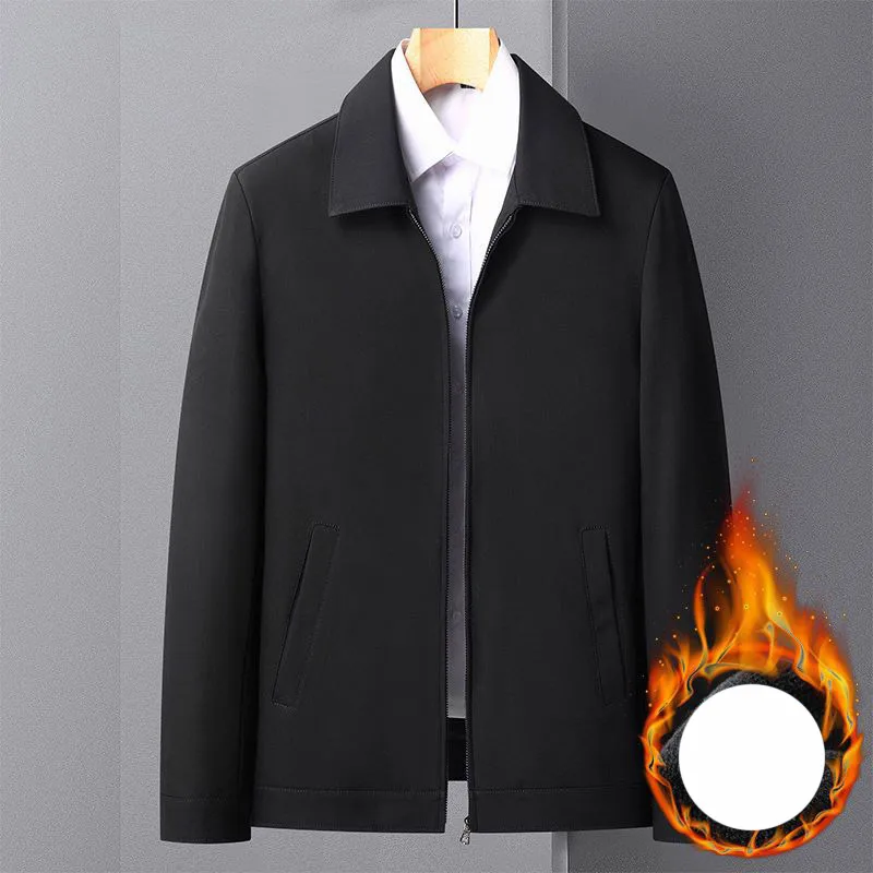 Spring Autumn KPOP Fashion Style Harajuku Slim Fit Jacket Loose All Match Casual Outerwear Lapel Zipper Solid Long Sleeve Padded