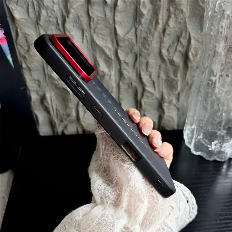 Premium PU Leather Ultra-Thin Protective Case with Soft TPU Edge