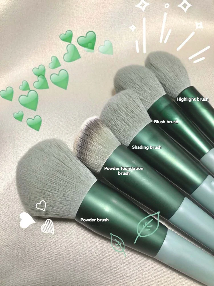 Description Picture 4 of item13 PCS/Lot Makeup Brushes Set Eye Shadow Foundation Women Cosmetic Powder Blush Blending Beauty Make Up Tool Dropshipping