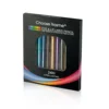 12 Colors Glitter & Shimmer Eyeliner Stick Pack - Long-Wearing Blue Tone Eyeliner Pencil with Smooth Application - Versatile 6